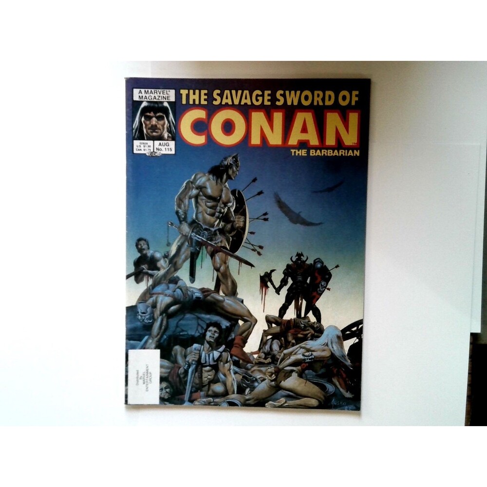 The Savage Sword of Conan The Barbarian #115 Marvel Magazine 1985